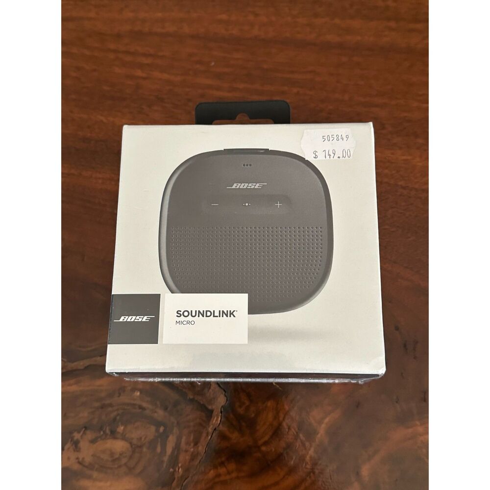 Brand New & Factory Sealed Bose SoundLink Micro Portable Bluetooth Speaker - Bla